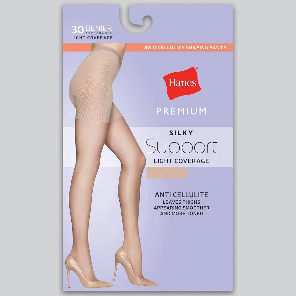 Hanes Premium Womens Sheer High-Waist Shaping Pantyhose - Nude Product Image