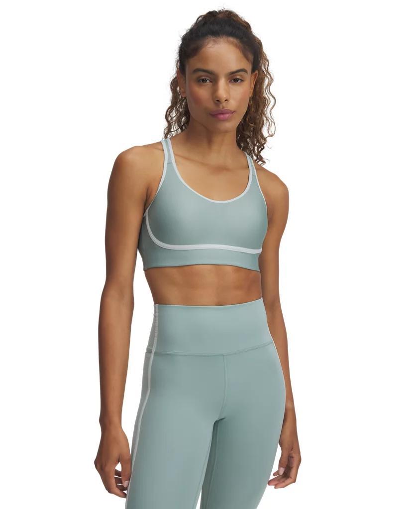 Women's UA Infinity Mid Piped Sports Bra Product Image