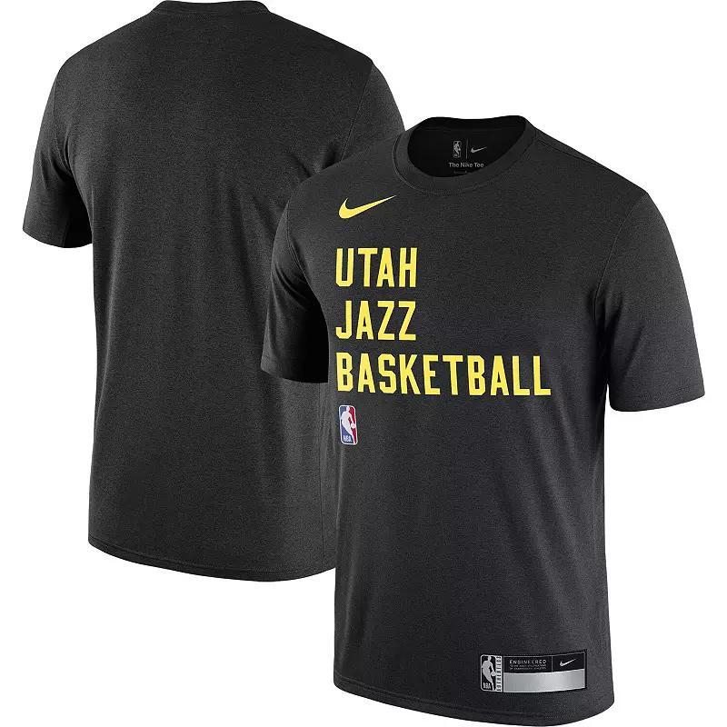 Men's Nike Black Utah Jazz 2023/24 Sideline Legend Performance Practice T-Shirt,  Product Image