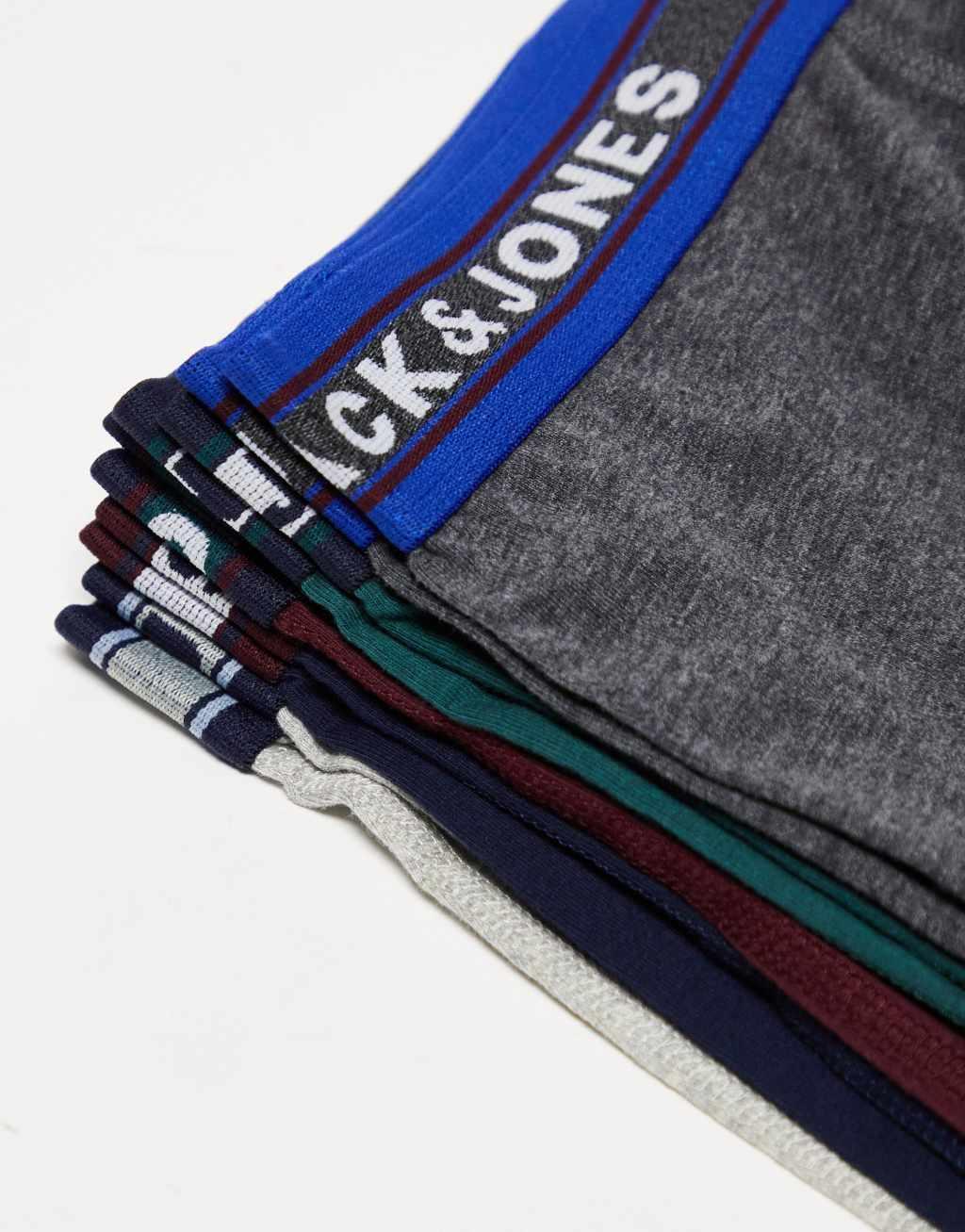 Jack & Jones 10 pack trunks in multi Product Image