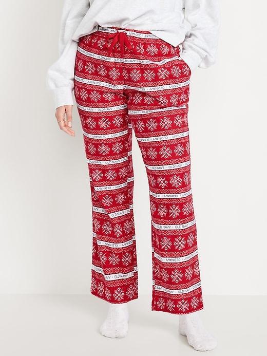 Printed Flannel Pajama Set for Men Product Image