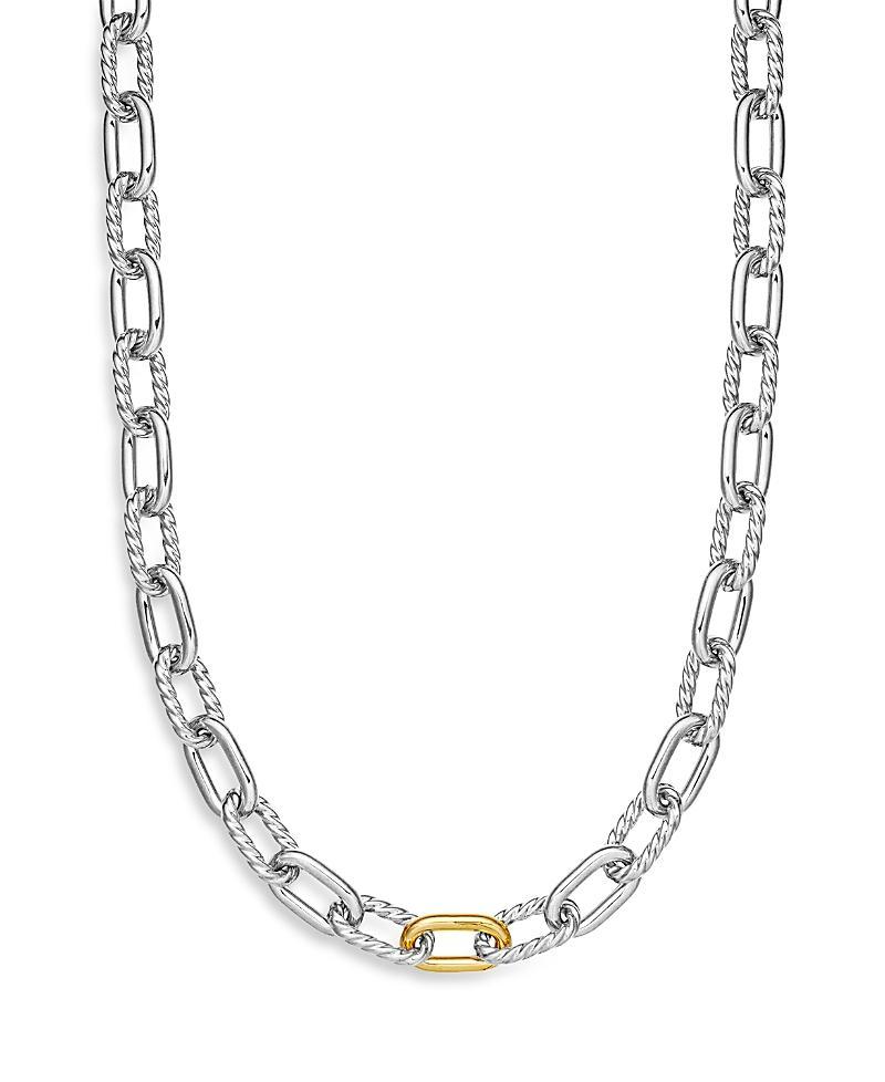 Womens DY Madison Chain Necklace with 18K Yellow Gold Product Image