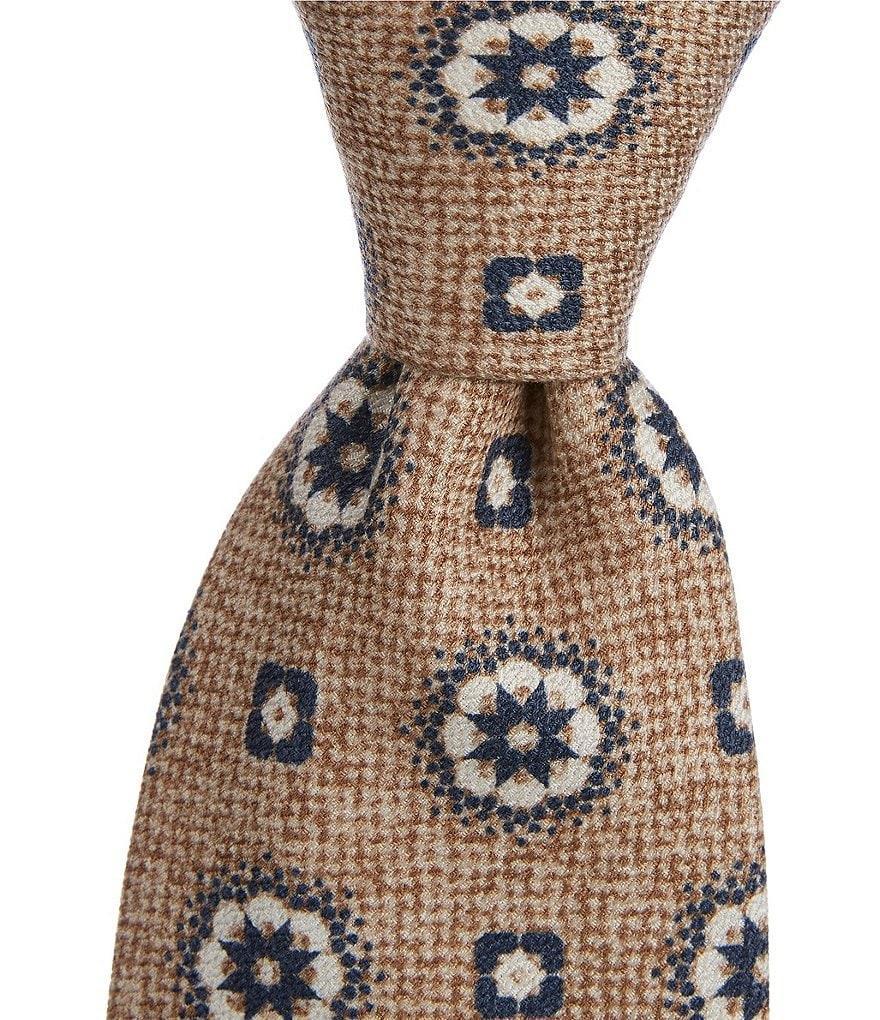 Edward Armah Open Medallion 3.5#double; Silk Tie Product Image