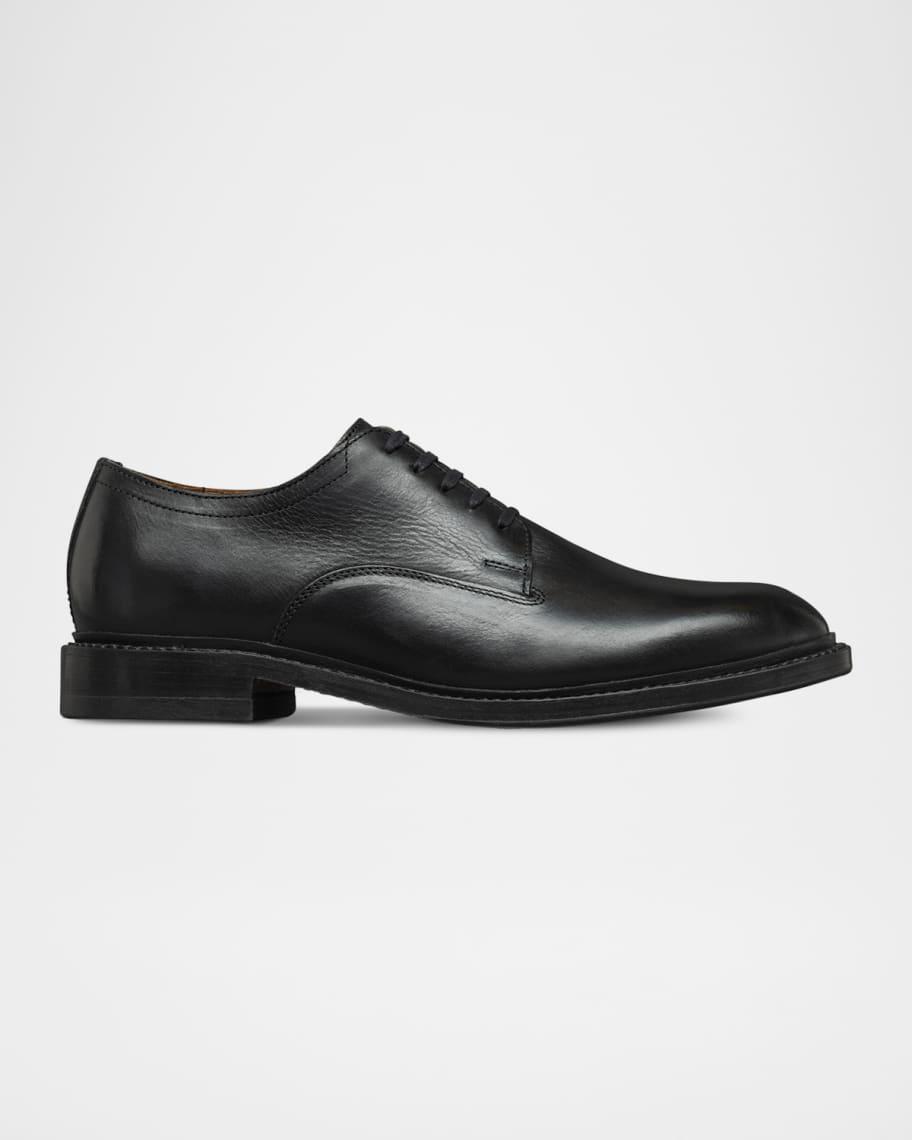 Men's Trevor Leather Plain-Toe Derby Shoes Product Image