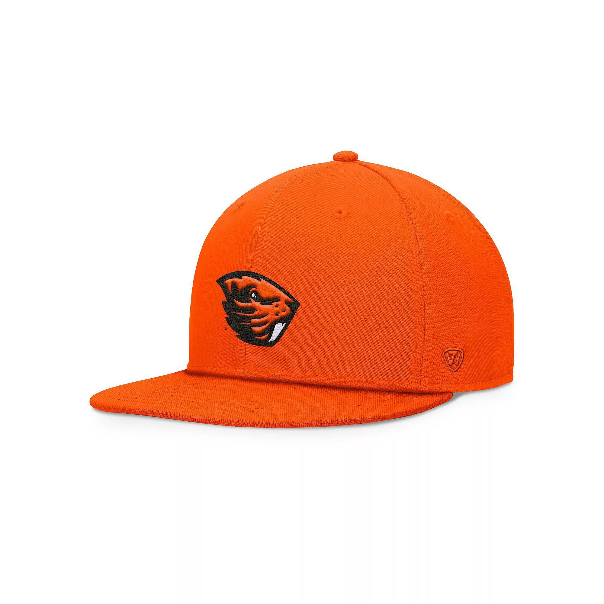 Men's Top of the World Orange Oregon State Beavers Fundamental Snapback Hat Product Image