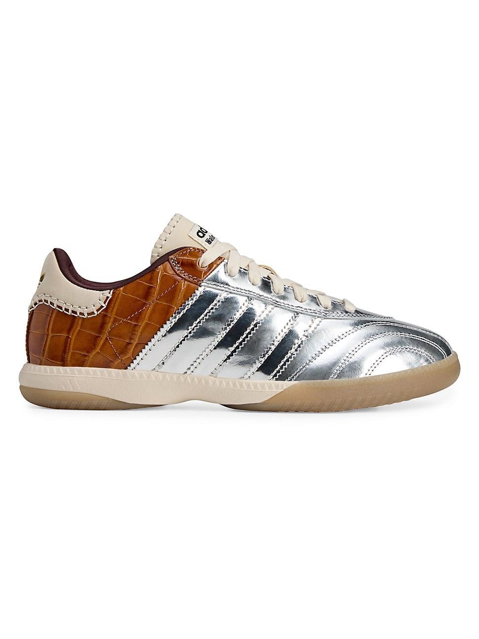 Mens Unisex adidas x Wales Bonner Samba Combo Leather Sneakers Product Image