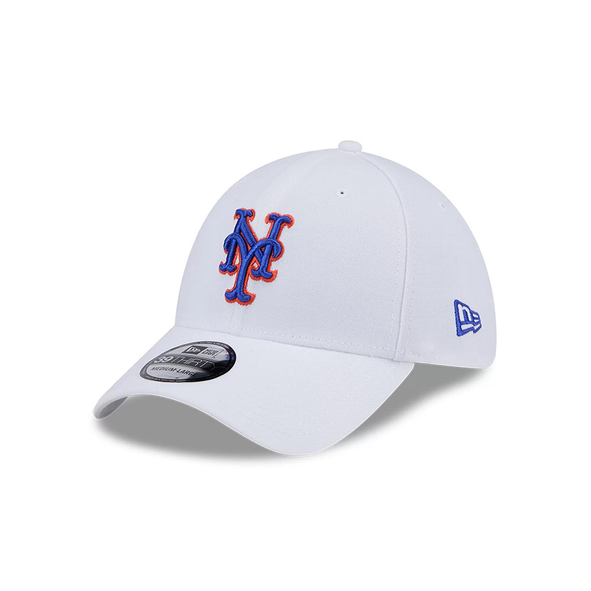 Men's New Era White New York Mets Evergreen 39THIRTY Flex Hat, Size: Large/XL Product Image