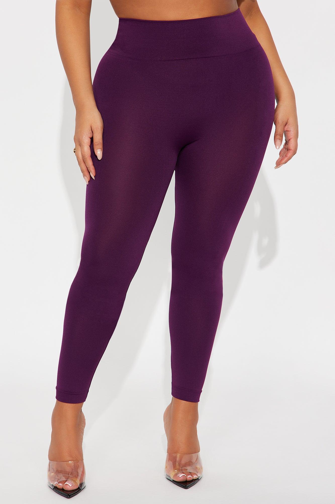 Smooth Operator High Rise Legging - Plum Female Product Image