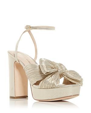 Womens Natalia Pleated Platform Sandals Product Image