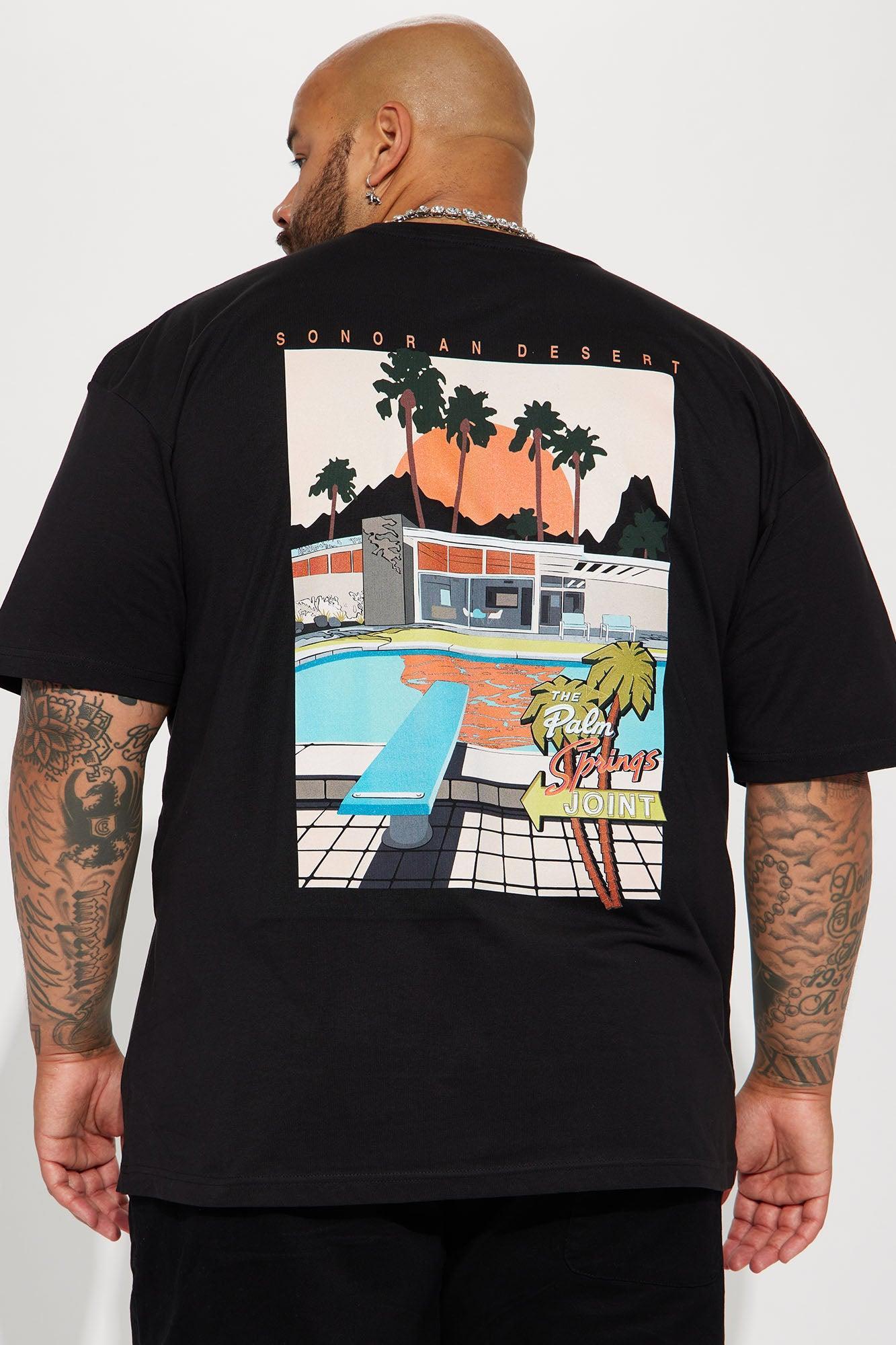 Palm Springs Joint Short Sleeve Tee - Black Product Image