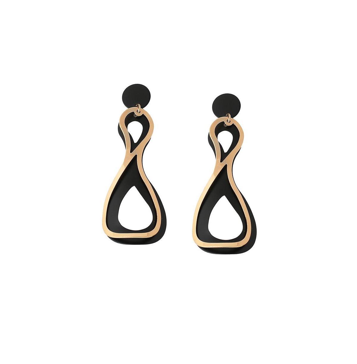 Sohi Womens Block Drop Earrings Product Image