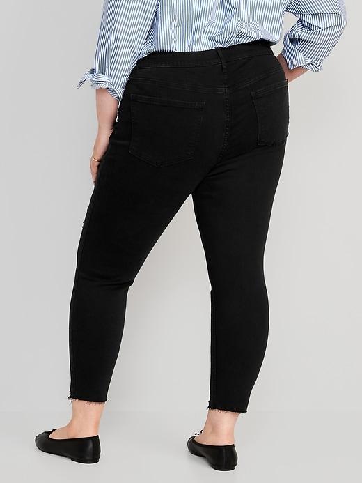 Mid-Rise Rockstar Super-Skinny Ankle Jeans Product Image