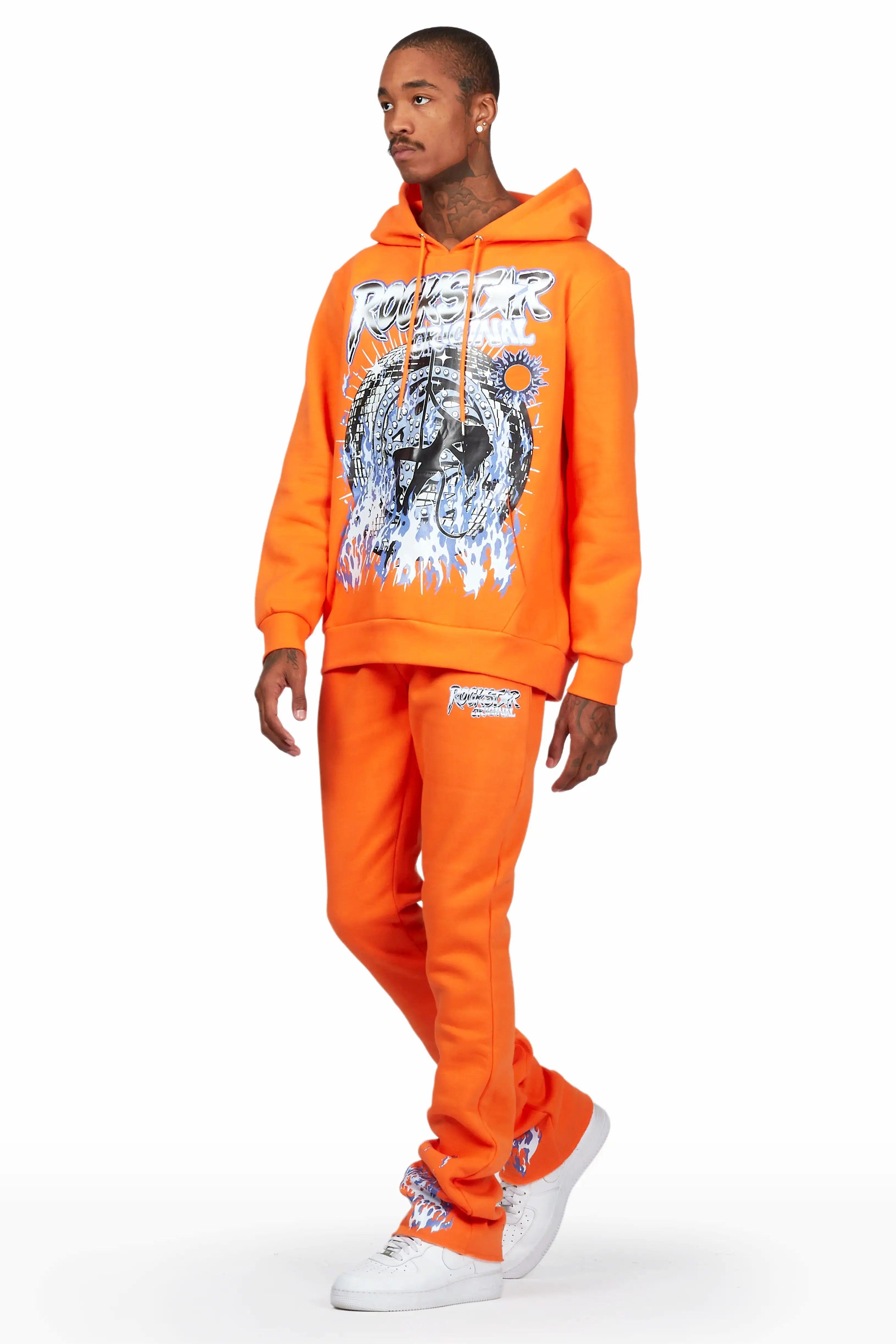 Bruno Orange Stacked Flare Track Set Male Product Image