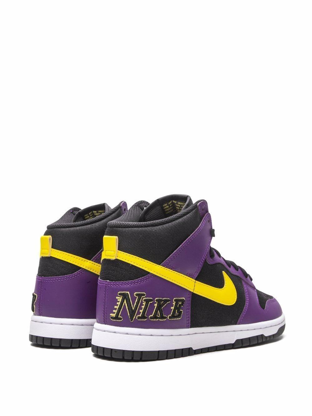 NIKE Dunk High "lakers" Sneakers In Black Product Image