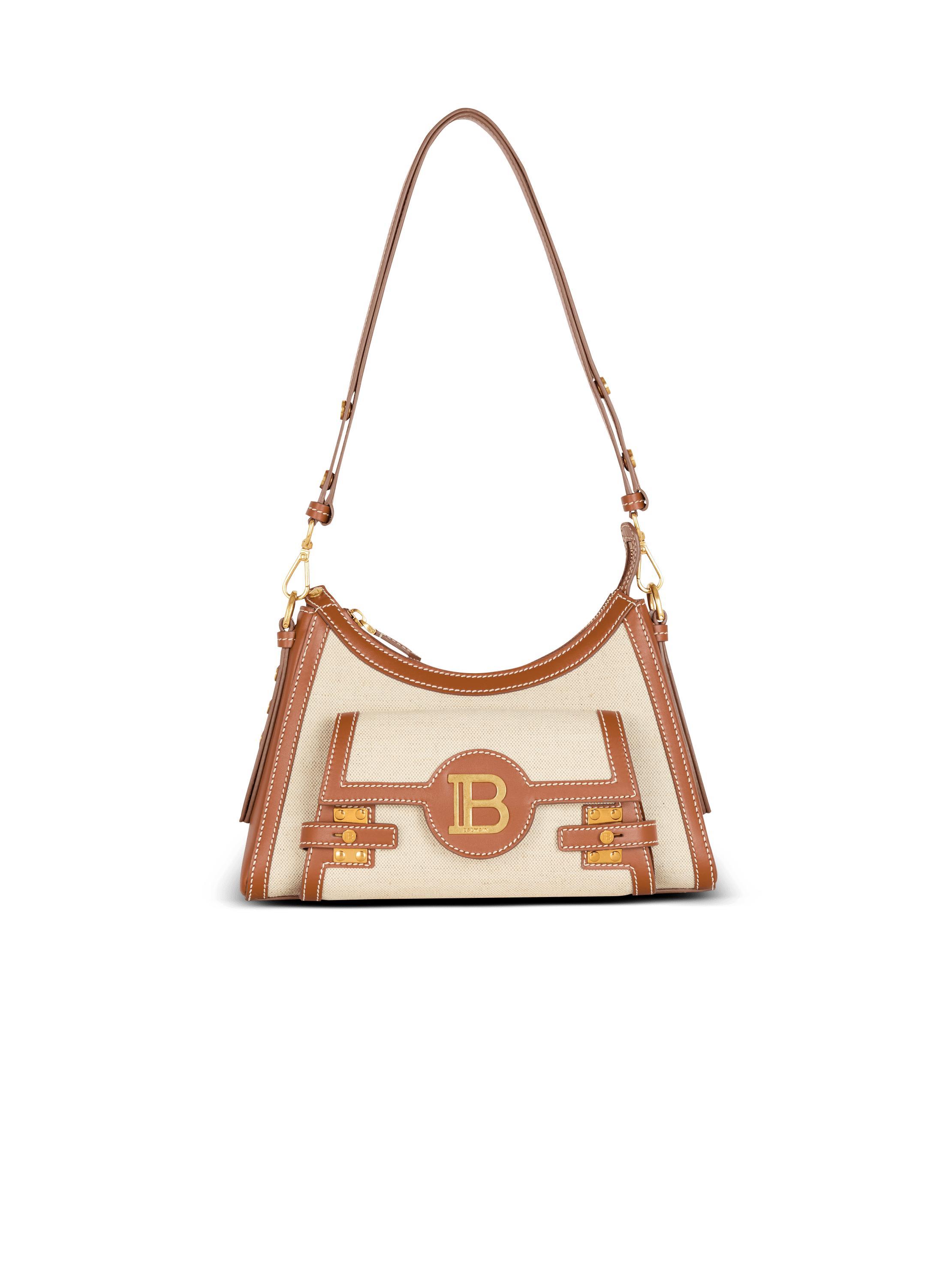 B-Buzz Hobo bag in leather and canvas Product Image