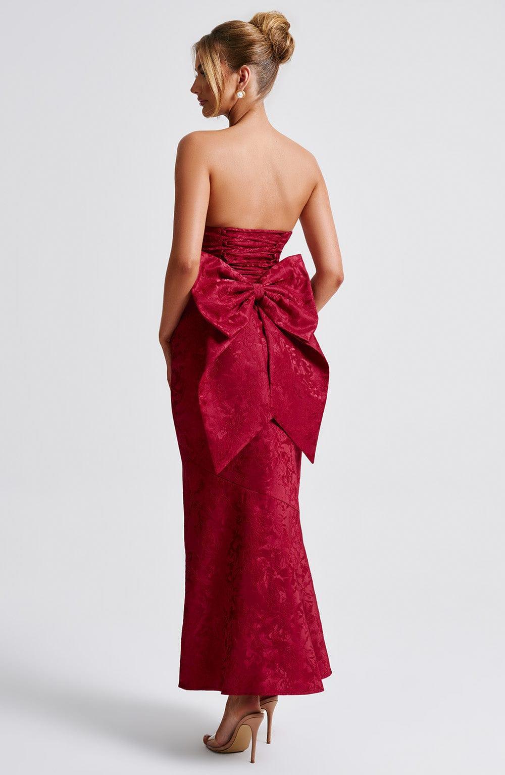 Felicity Maxi Dress - Red Product Image