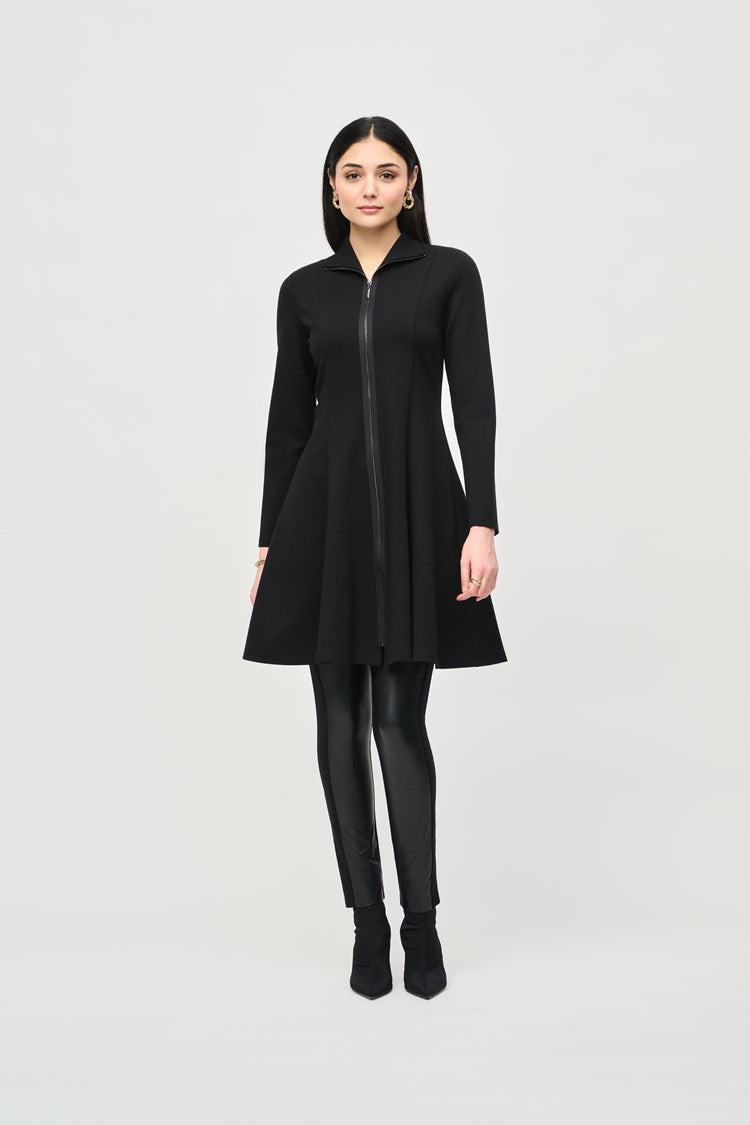 Heavy Knit Long Flared Coat Product Image