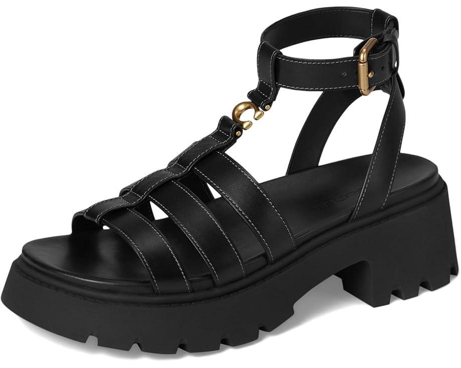 Women's COACH Sculpted C Platform Fisherman Sandals Product Image