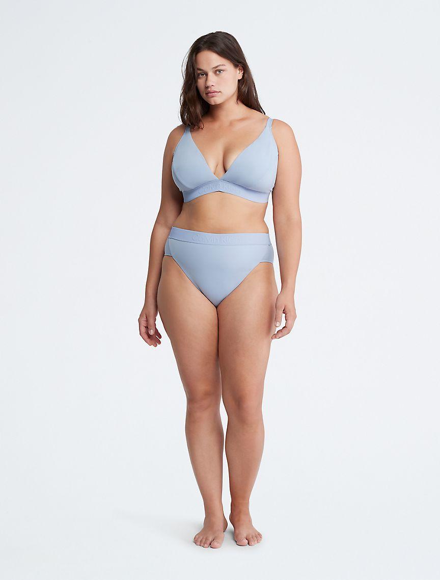 Core Tonal Triangle Bikini Top Product Image