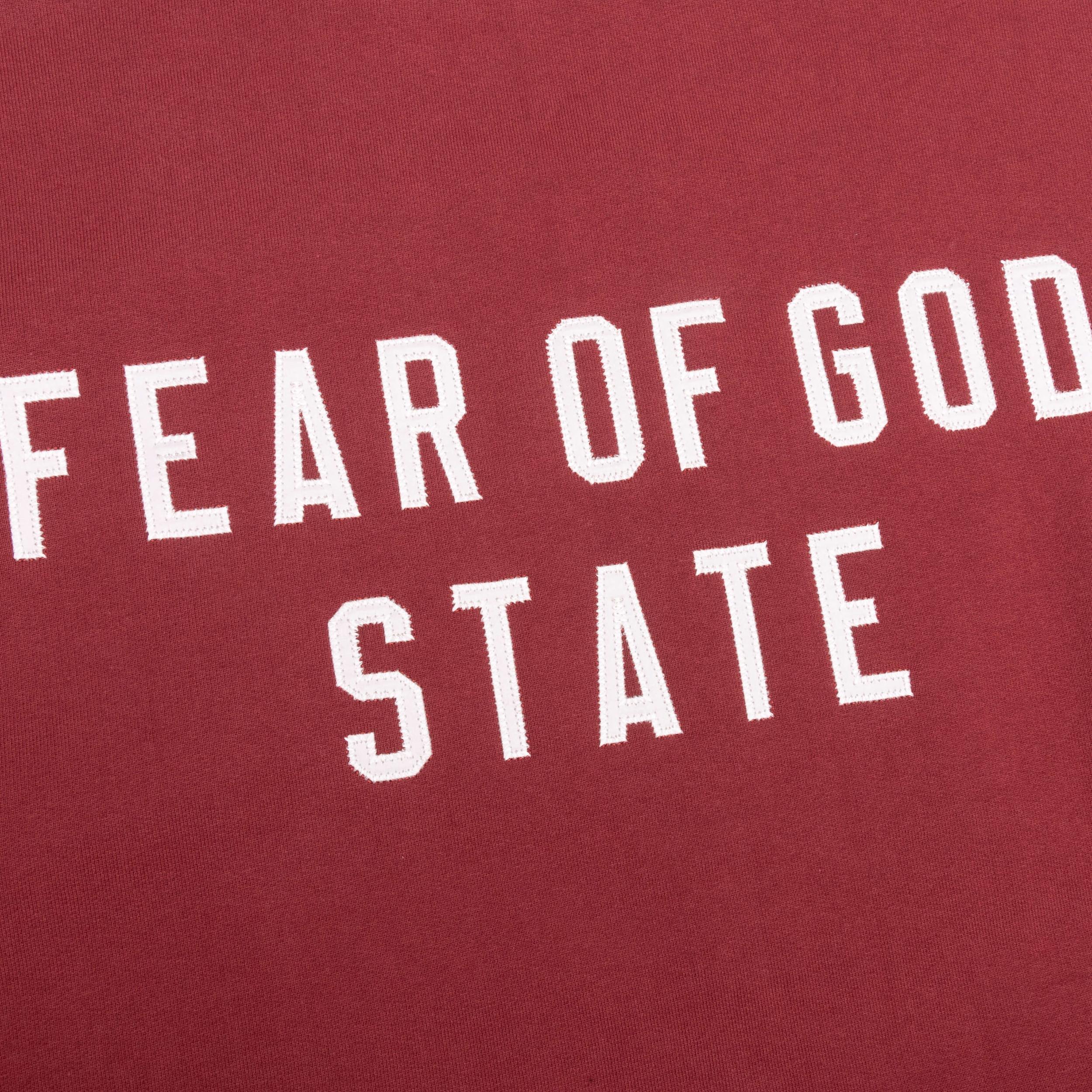 Heavy Fleece Crewneck - Crimson Male Product Image