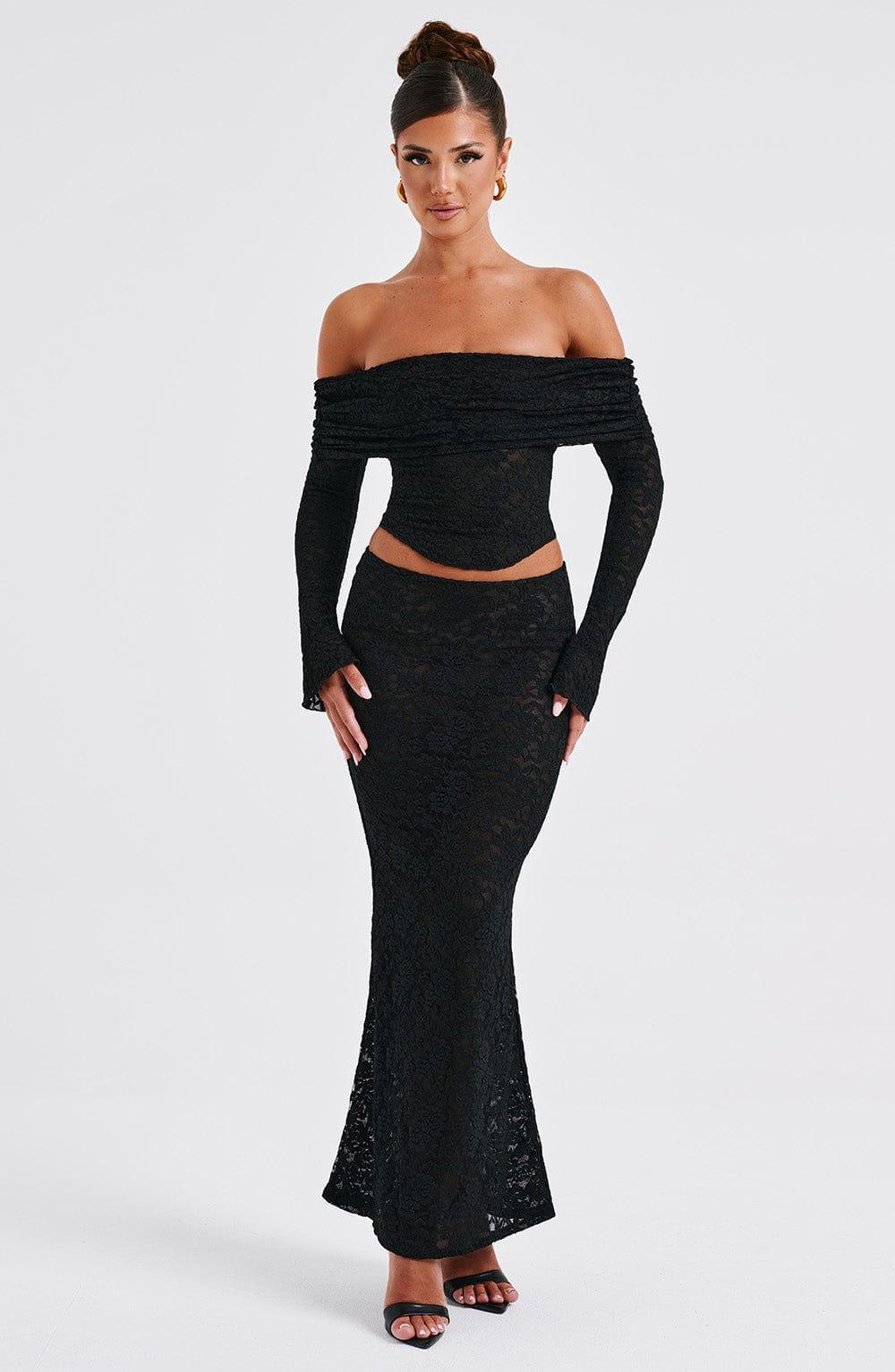 Blanca Top - Black Product Image