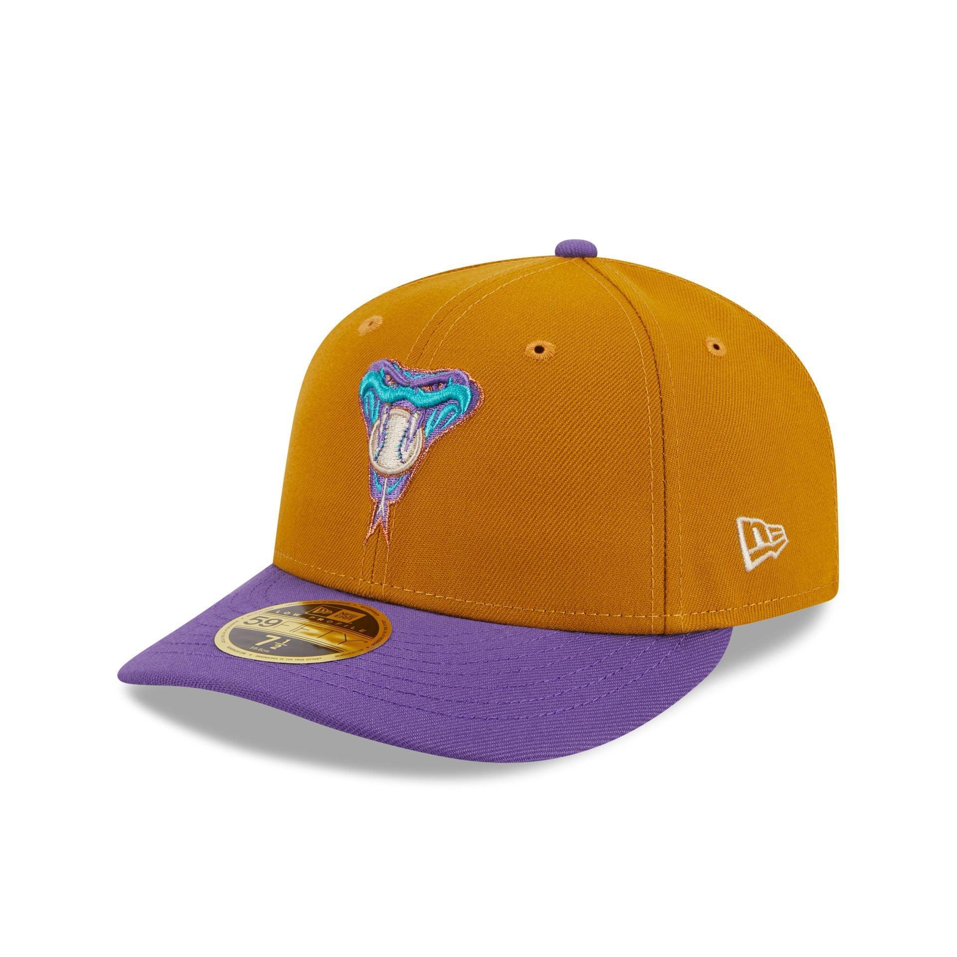 Arizona Diamondbacks Vintage Gold Low Profile 59FIFTY Fitted Hat Male Product Image