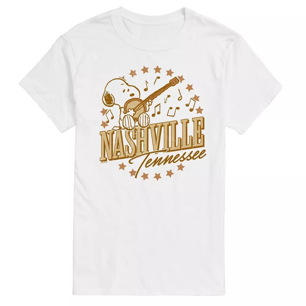 Men's Peanuts Snoopy Nashville Tennessee Graphic Tee,  Product Image