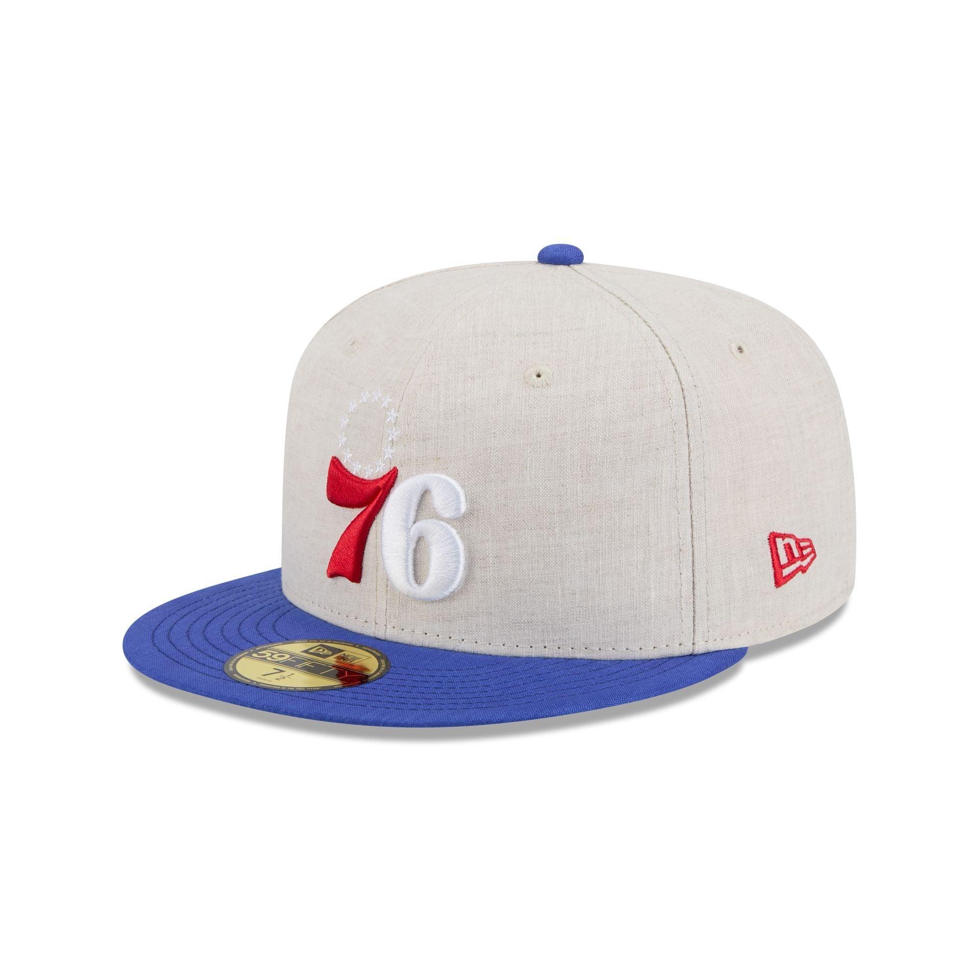 Philadelphia 76ers Linen 59FIFTY Fitted Hat Male Product Image