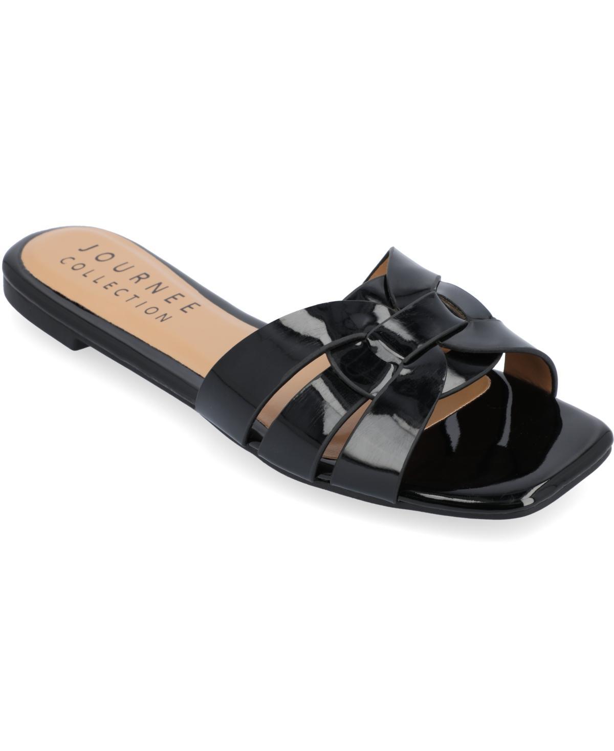 Nine West Laike Women's Kitten Heel Slip-On Dress Sandals, Size: 7.5, Black Product Image