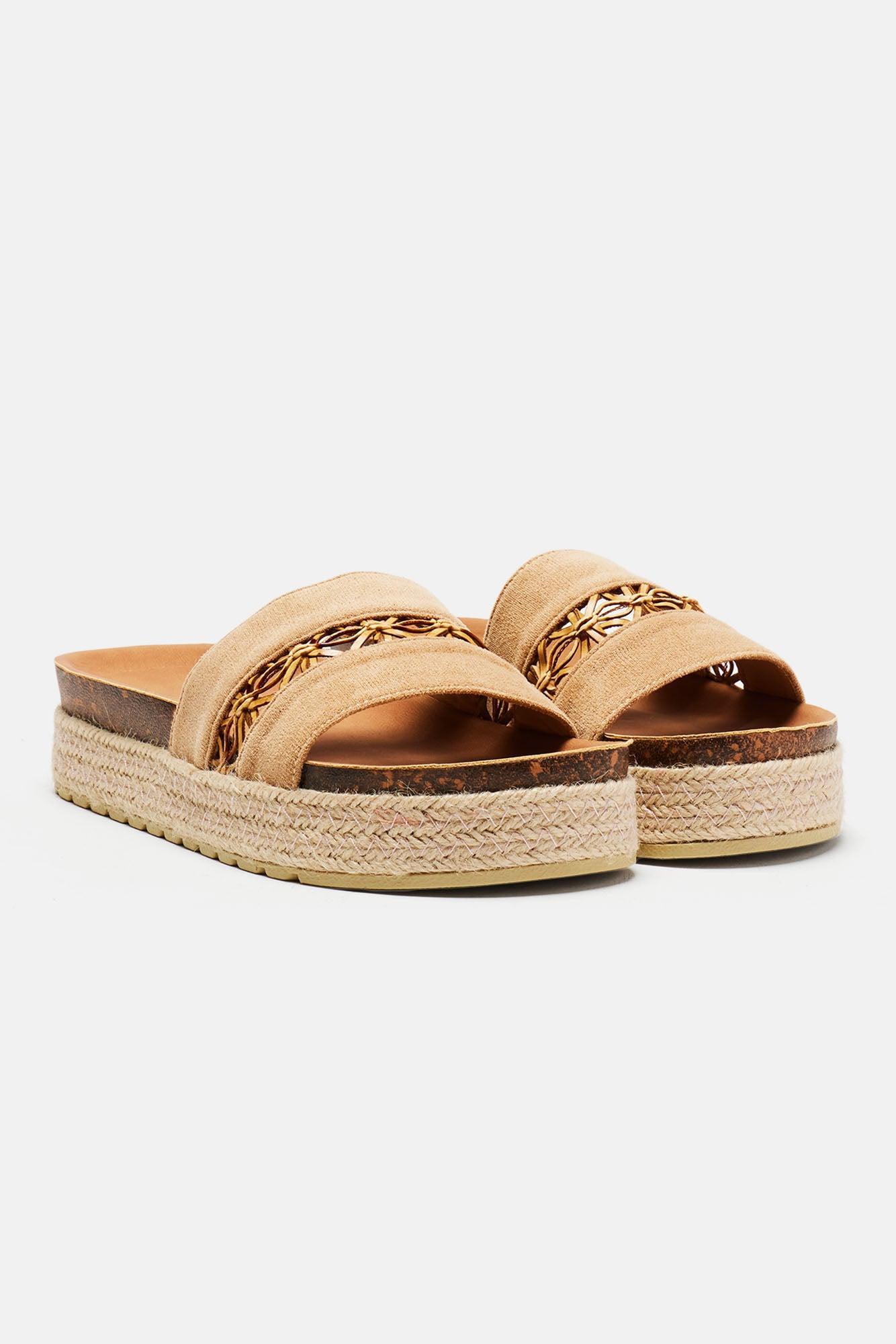 Chill With You Casual Slides - Nude Product Image