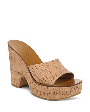 Paulita Cork Platform Slide Sandals Product Image