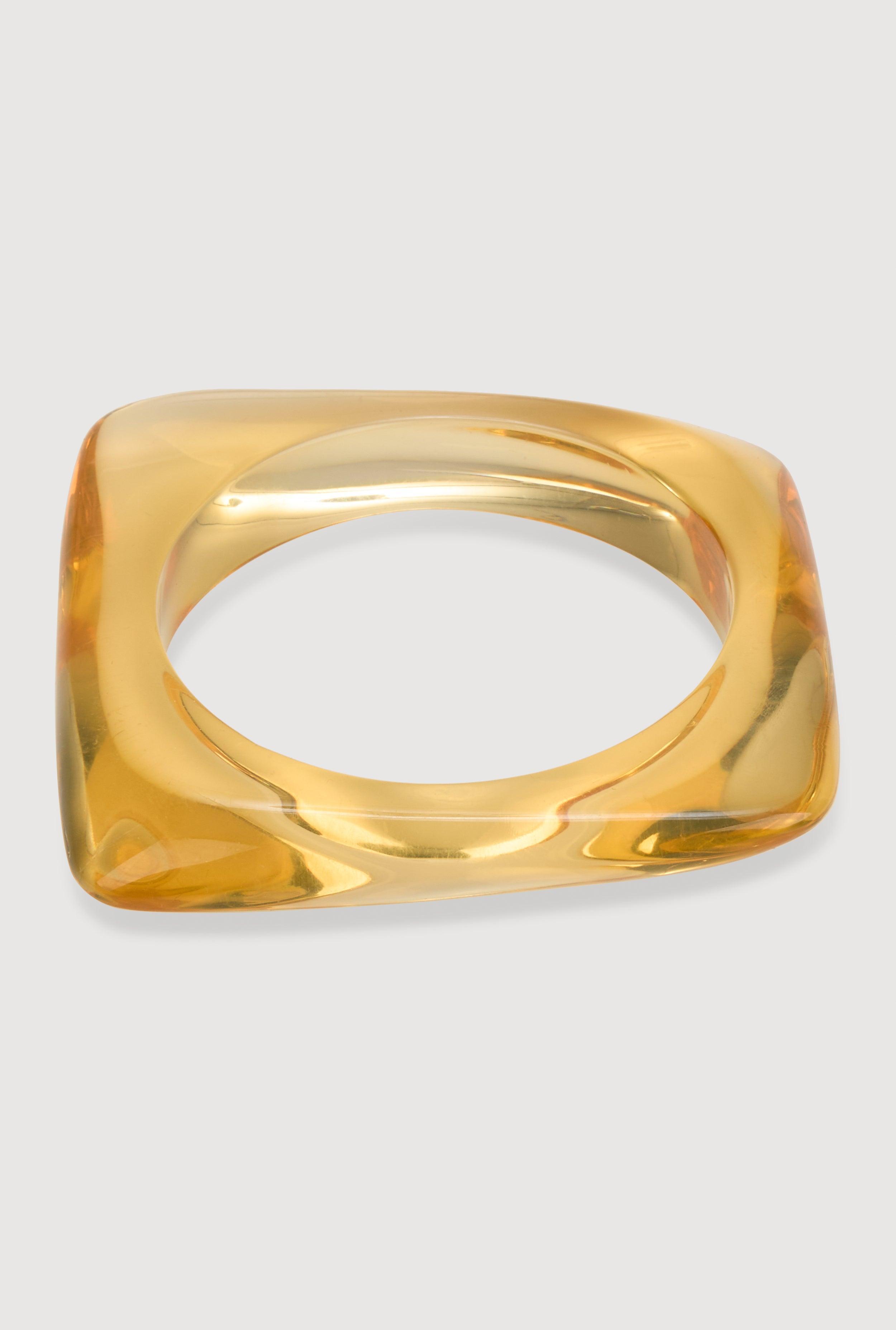 Plus Size Resin Square Bangle Female Product Image