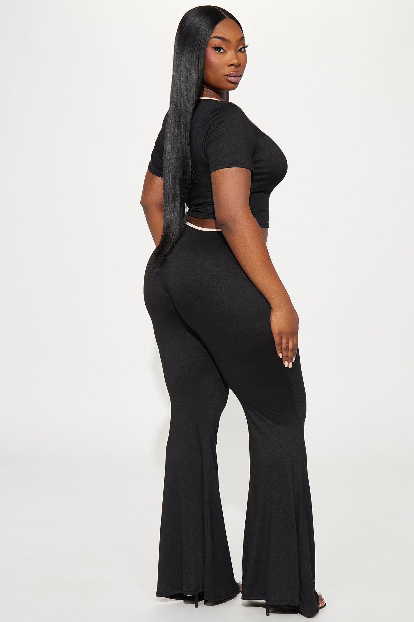 The Bow Era Pant Set - Black Product Image