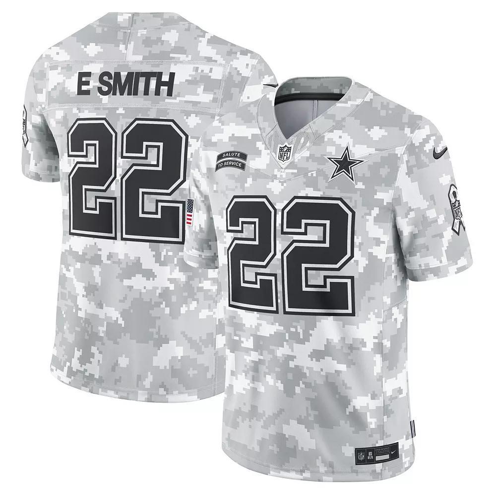 Men's Nike Emmitt Smith Arctic Camo Dallas Cowboys 2024 Salute to Service Retired Player Limited Jersey, Size: Medium, Team Product Image