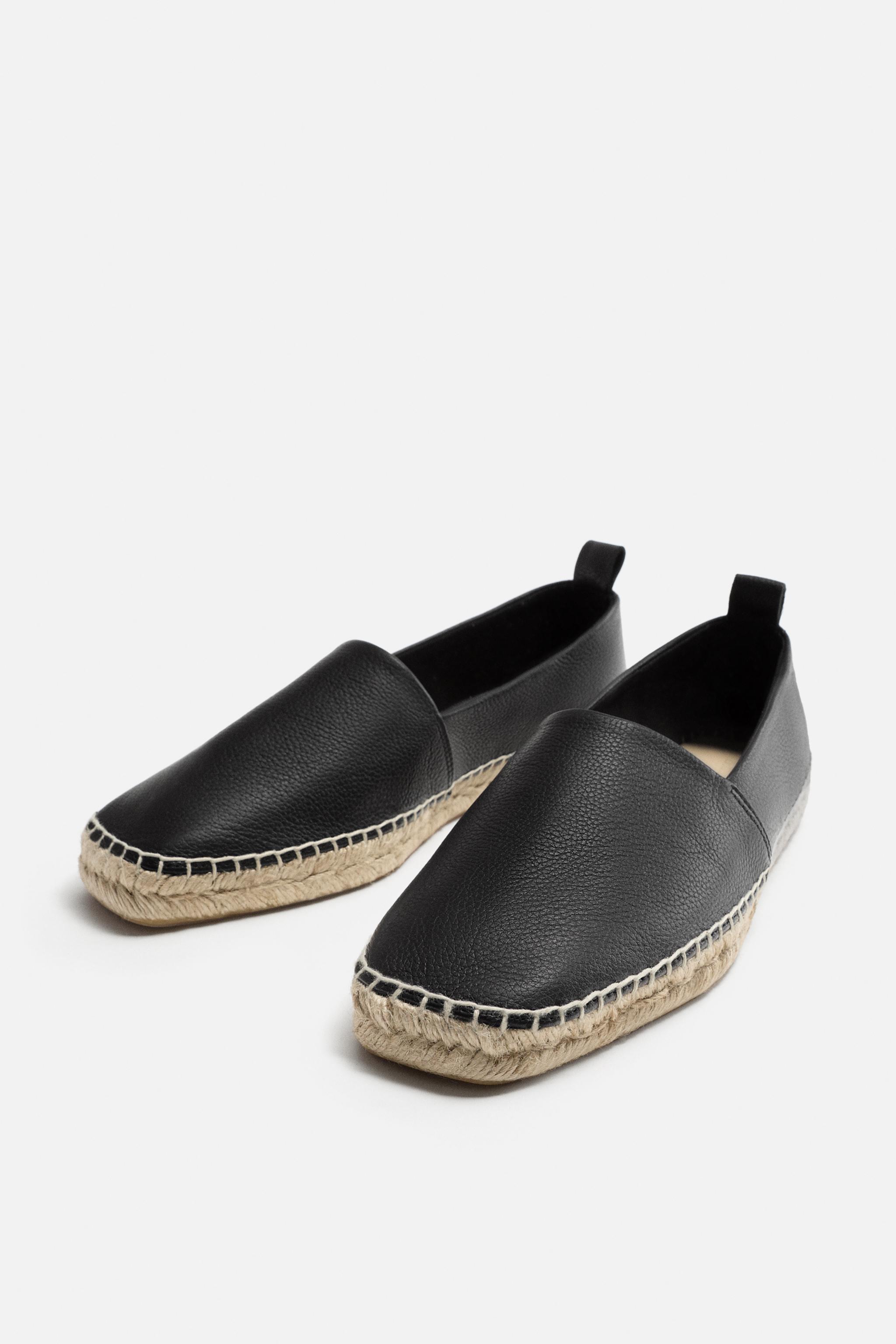 LEATHER ESPADRILLES Product Image