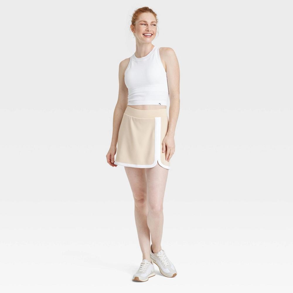 Women's Knit Piped High-Rise Skort - JoyLab™ Product Image