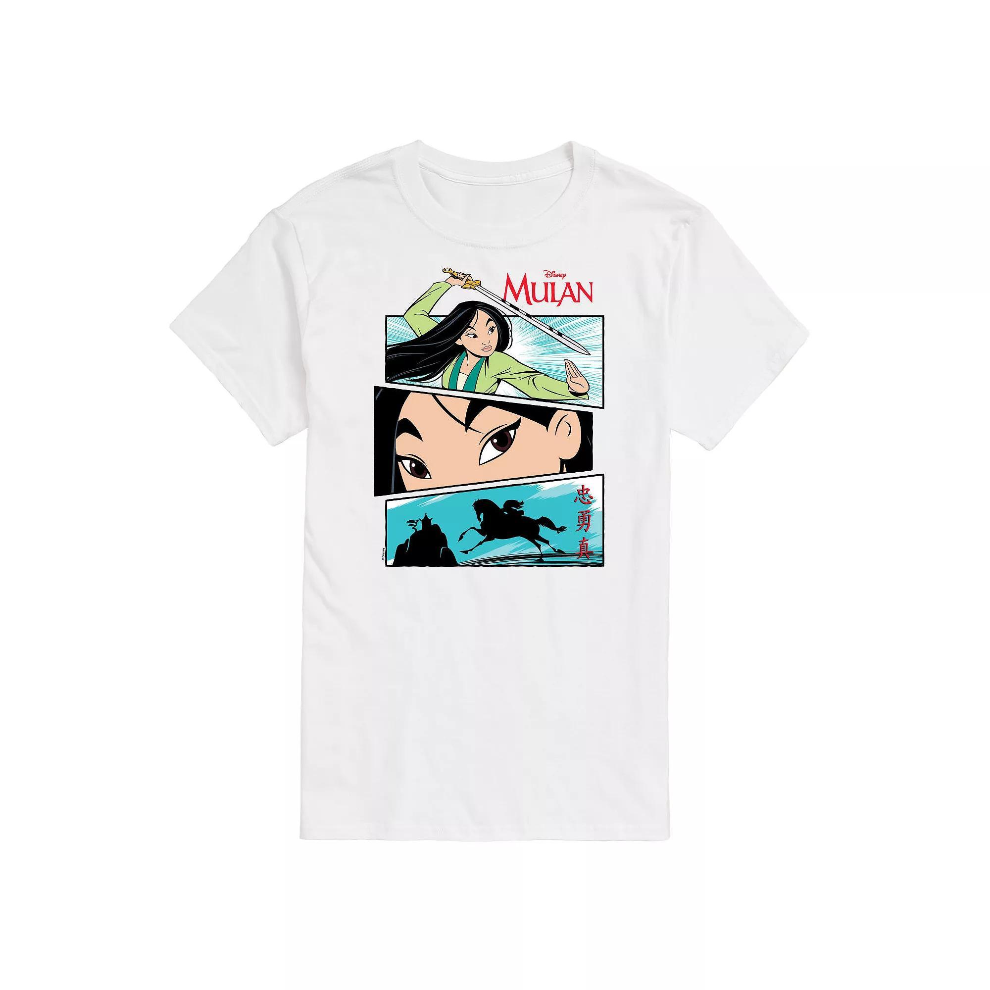 Disney's Mulan Men's Comic Tee,  Product Image