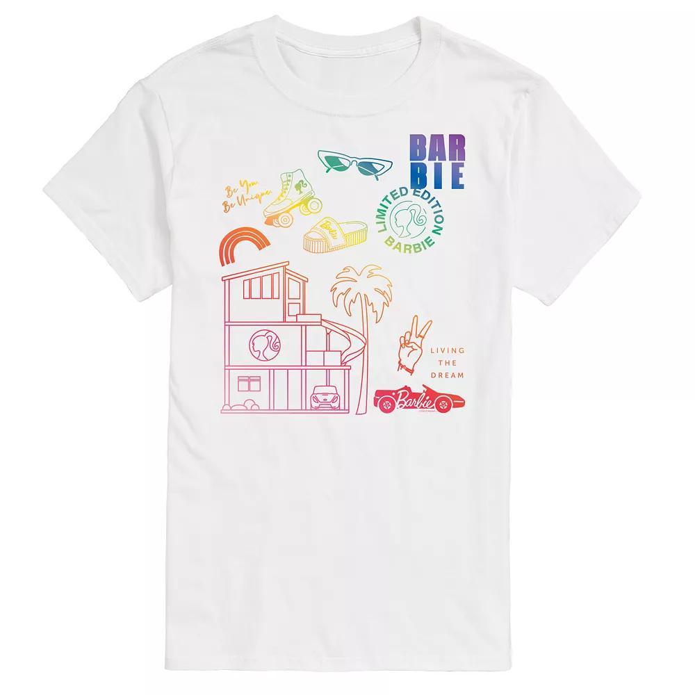 Men's Barbie Pride Icons Graphic Tee,  Product Image