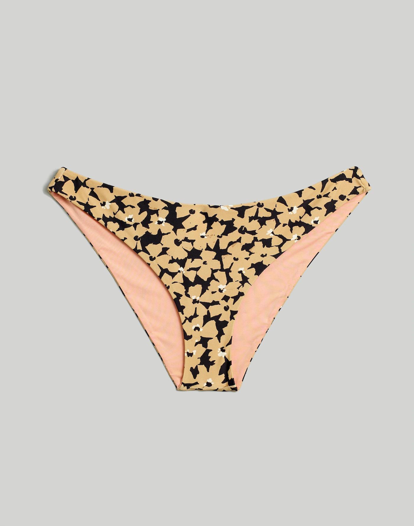 Madewell Second Wave Ribbed Classic Cheeky Bikini Bottom Product Image