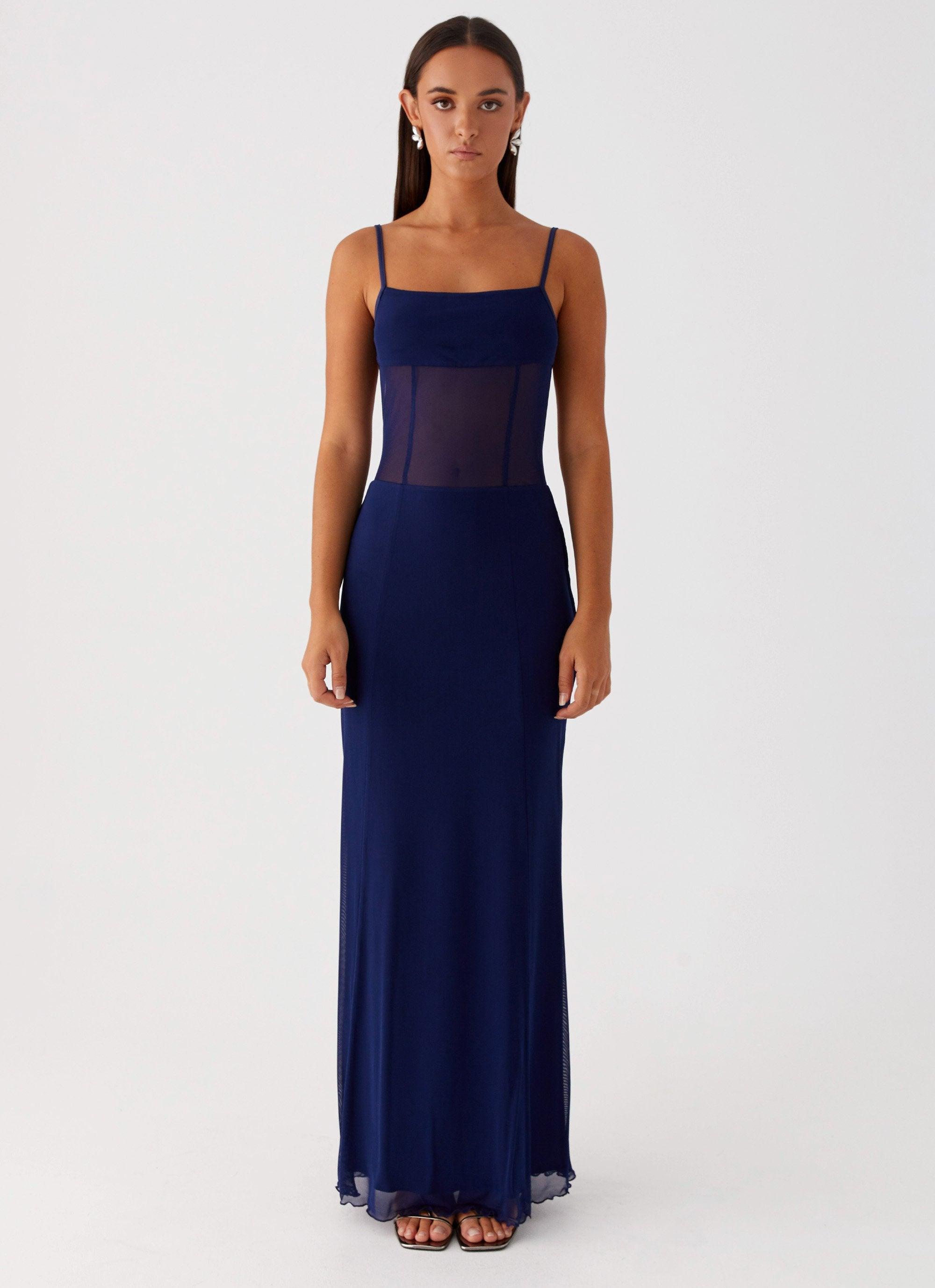 Miranda Maxi Dress - Navy Product Image