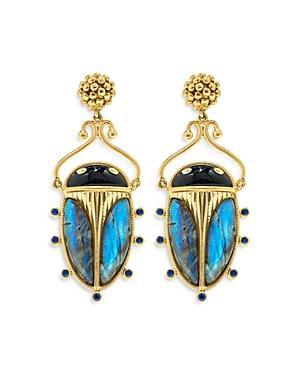 Capucine de Wulf Scarab Berry Drop Earrings Product Image