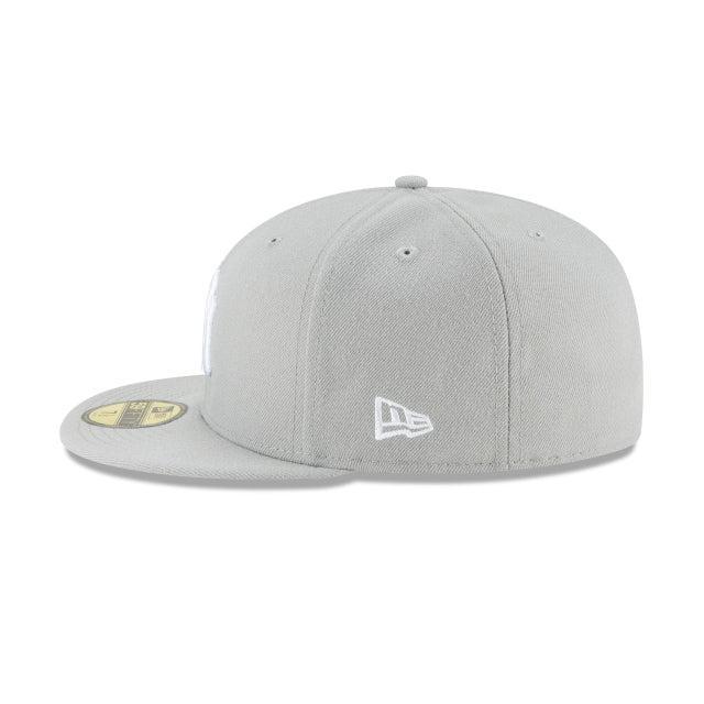 New York Yankees Gray Basic 59FIFTY Fitted Hat Male Product Image