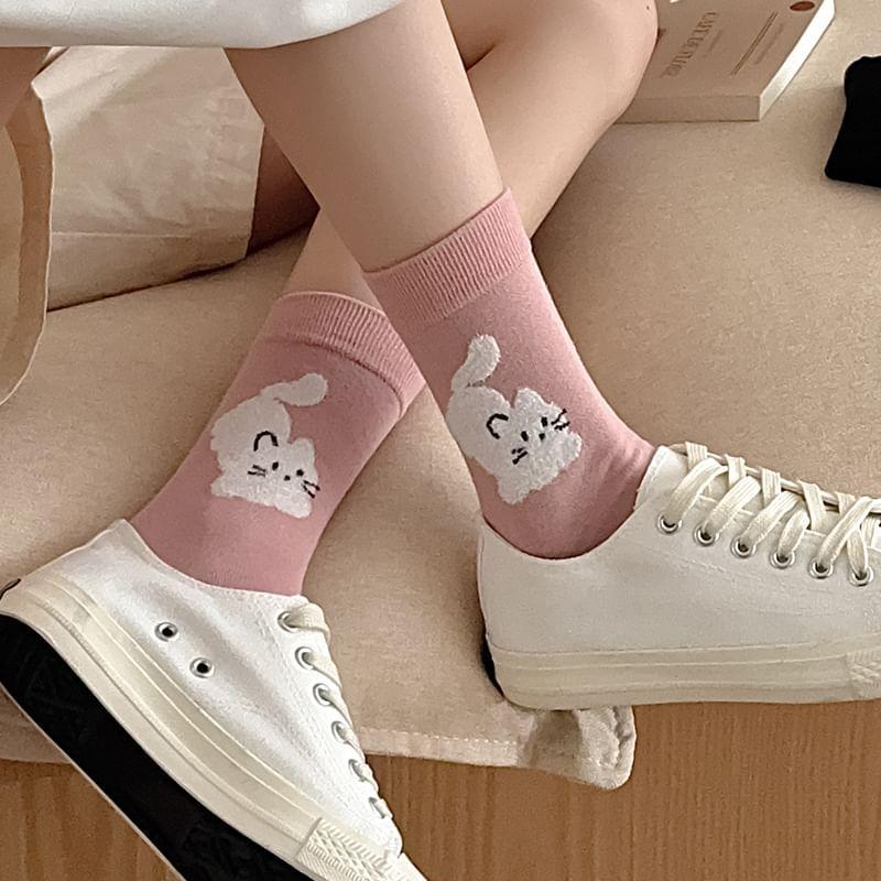 Cartoon Jacquard Socks / Set Product Image