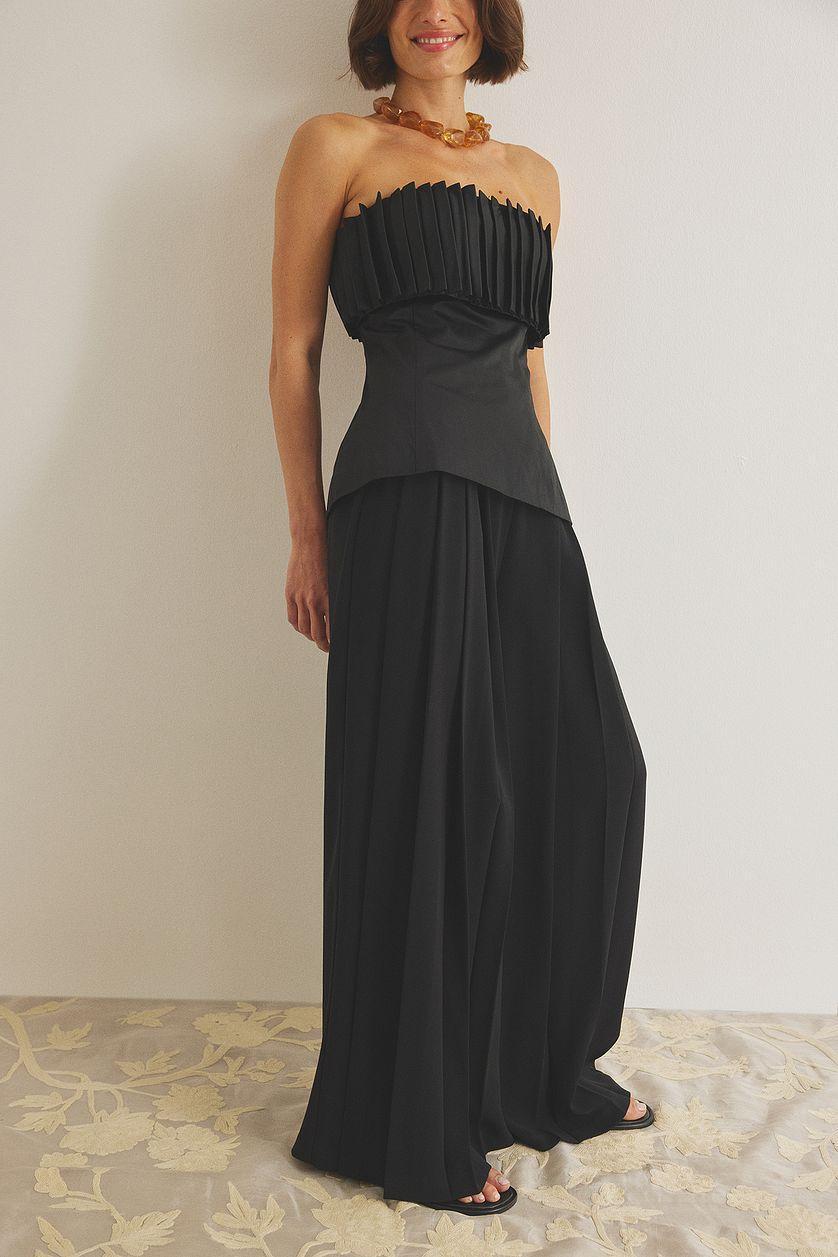 Pleated Wide Pants Product Image