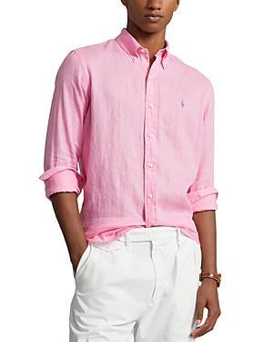 Polo Ralph Lauren Mens Classic Fit Linen Shirt Product Image