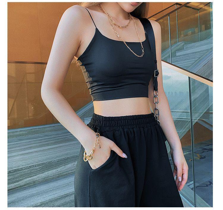 Cropped Padded Camisole Top Product Image