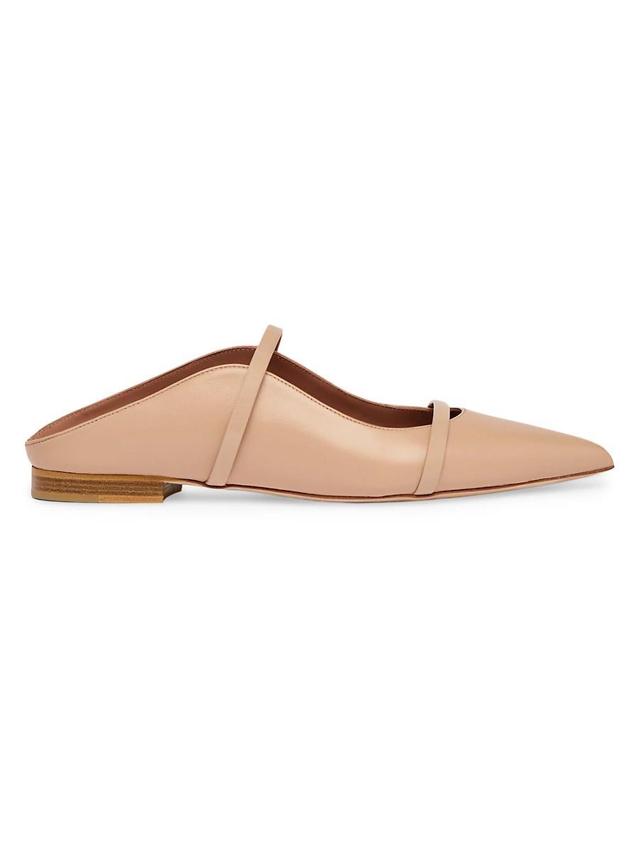 Womens Maureen Leather Flat Mules Product Image