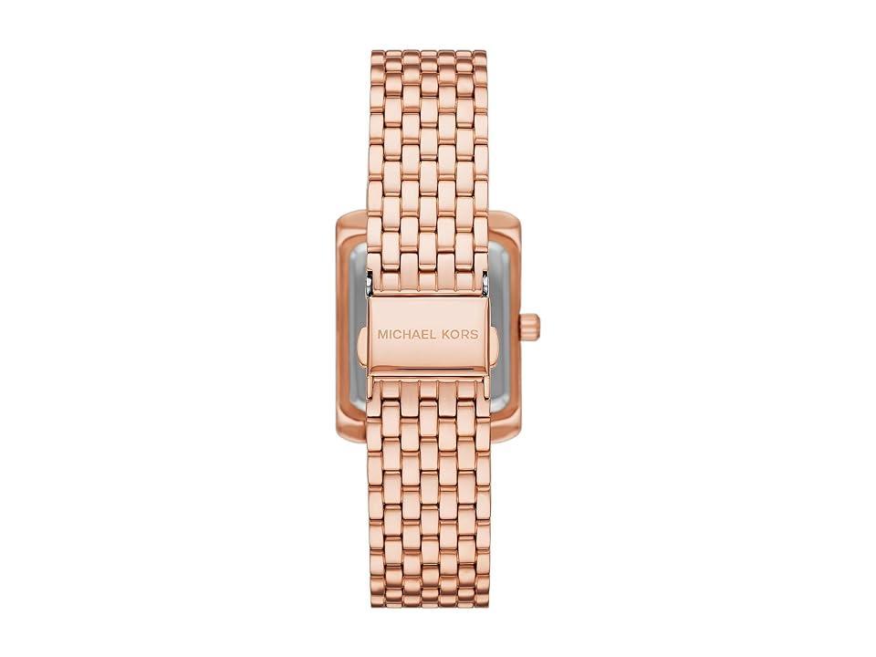 Michael Kors Womens Emery Three-Hand Gold Tone Stainless Steel Bracelet Watch Product Image