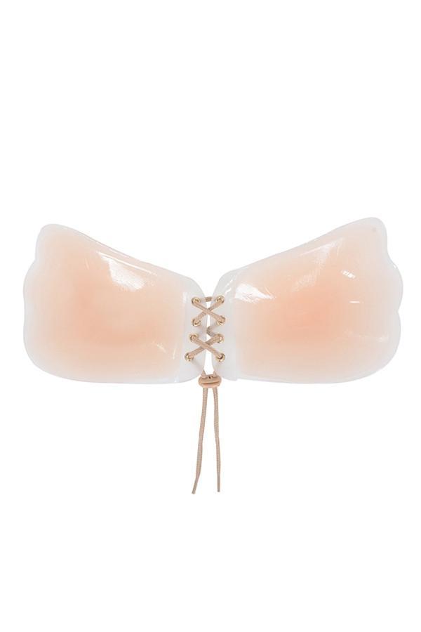 Silicon Push Up Invisible Bra - Beige Product Image