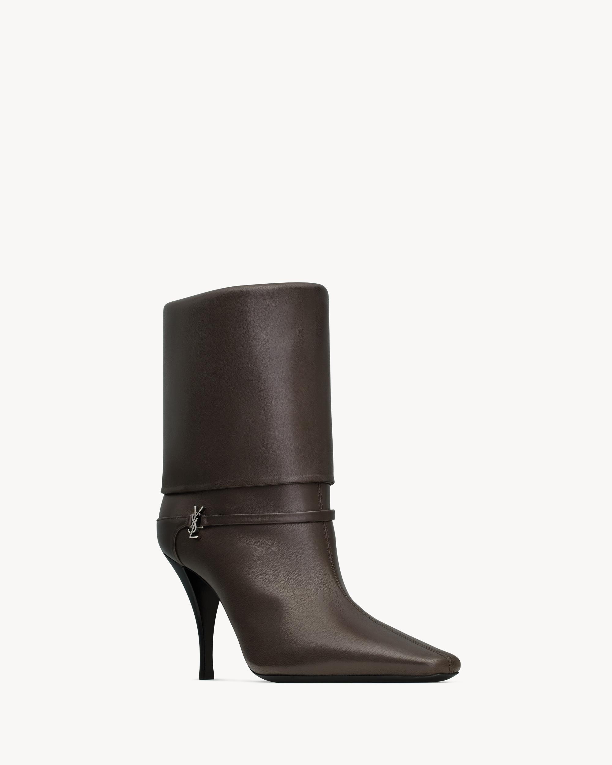 NIKI booties in smooth leather Product Image